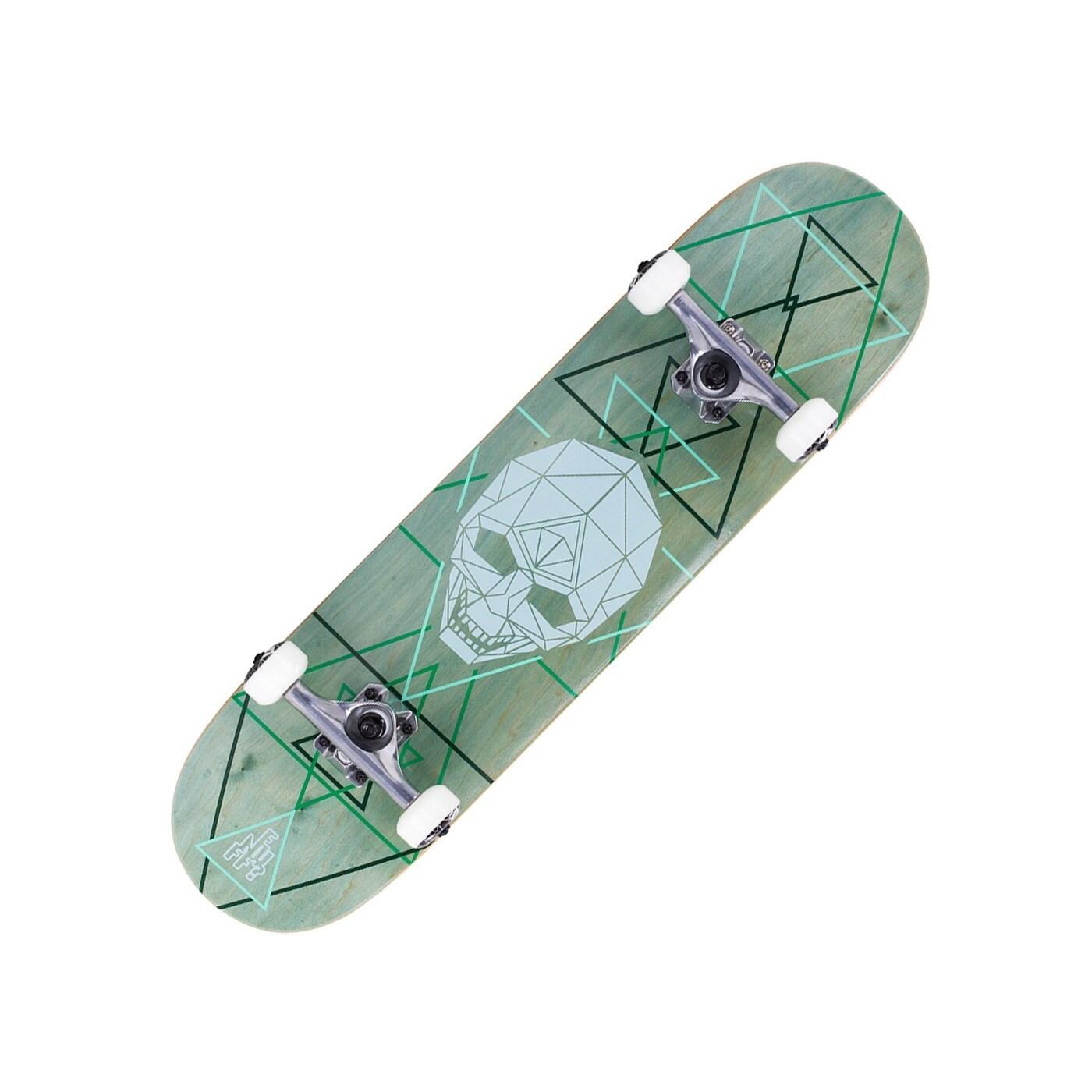 Geo Skull 8inch Complete Skateboard 1/3