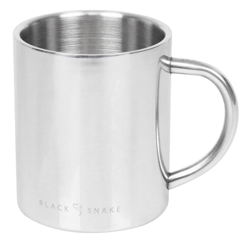 Tasse thermique de camping inox | 300 ml | Double paroi isolée | 1 tasse