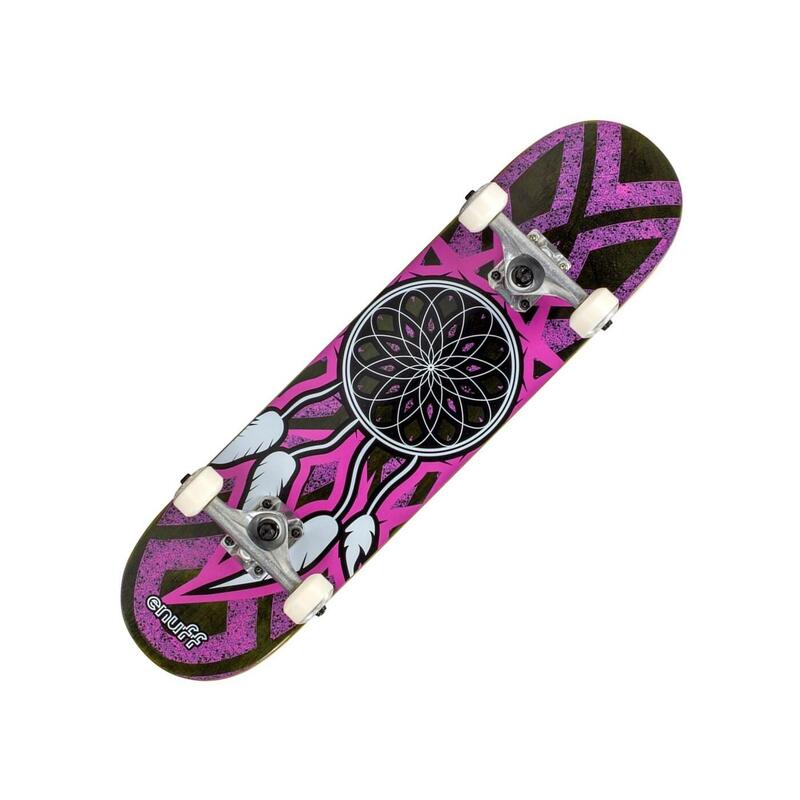 Skate Enuff Dreamcatcher 7.25"x29.5" Gris/Rose Skateboard