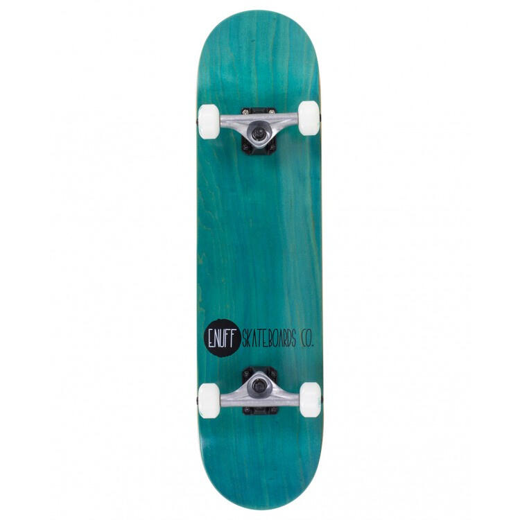 Skate Enuff Logo Stain 7.75"x31.5" Turquoise