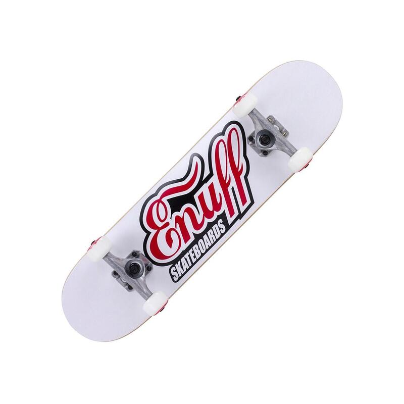 Enuff Classic Logo 7,75 "x 31,5" weißes Skateboard