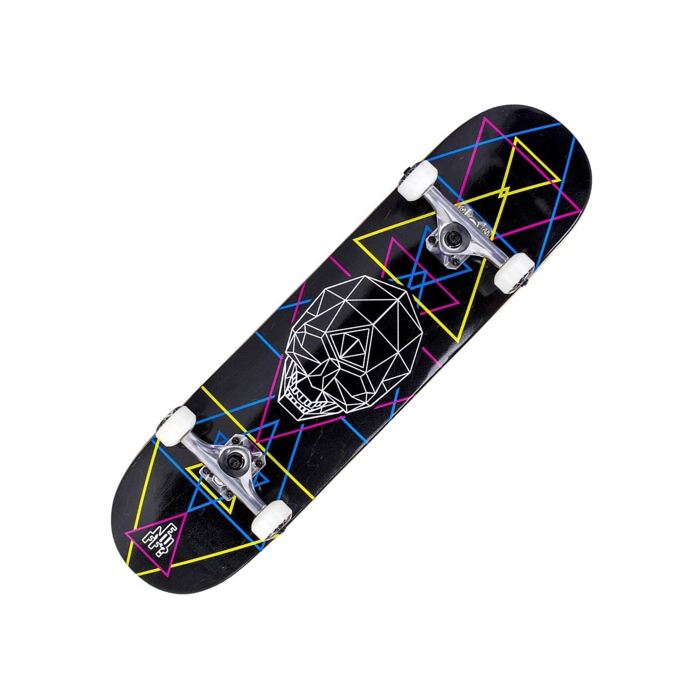 Geo Skull 8inch Complete Skateboard 1/3