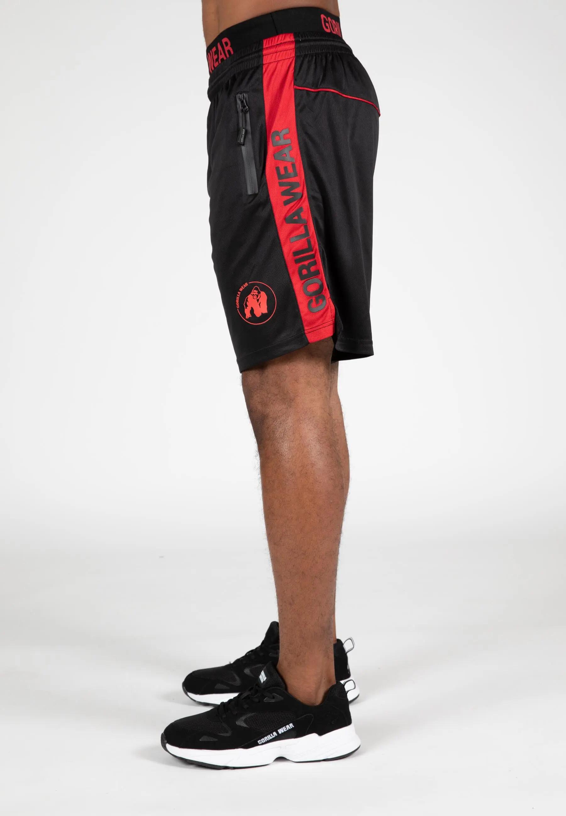 Atlanta Pantalones cortos - Negro/Rojo 4/6