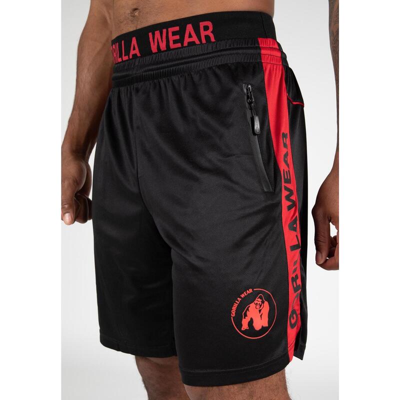 Atlanta Shorts - Black/Red - L/XL