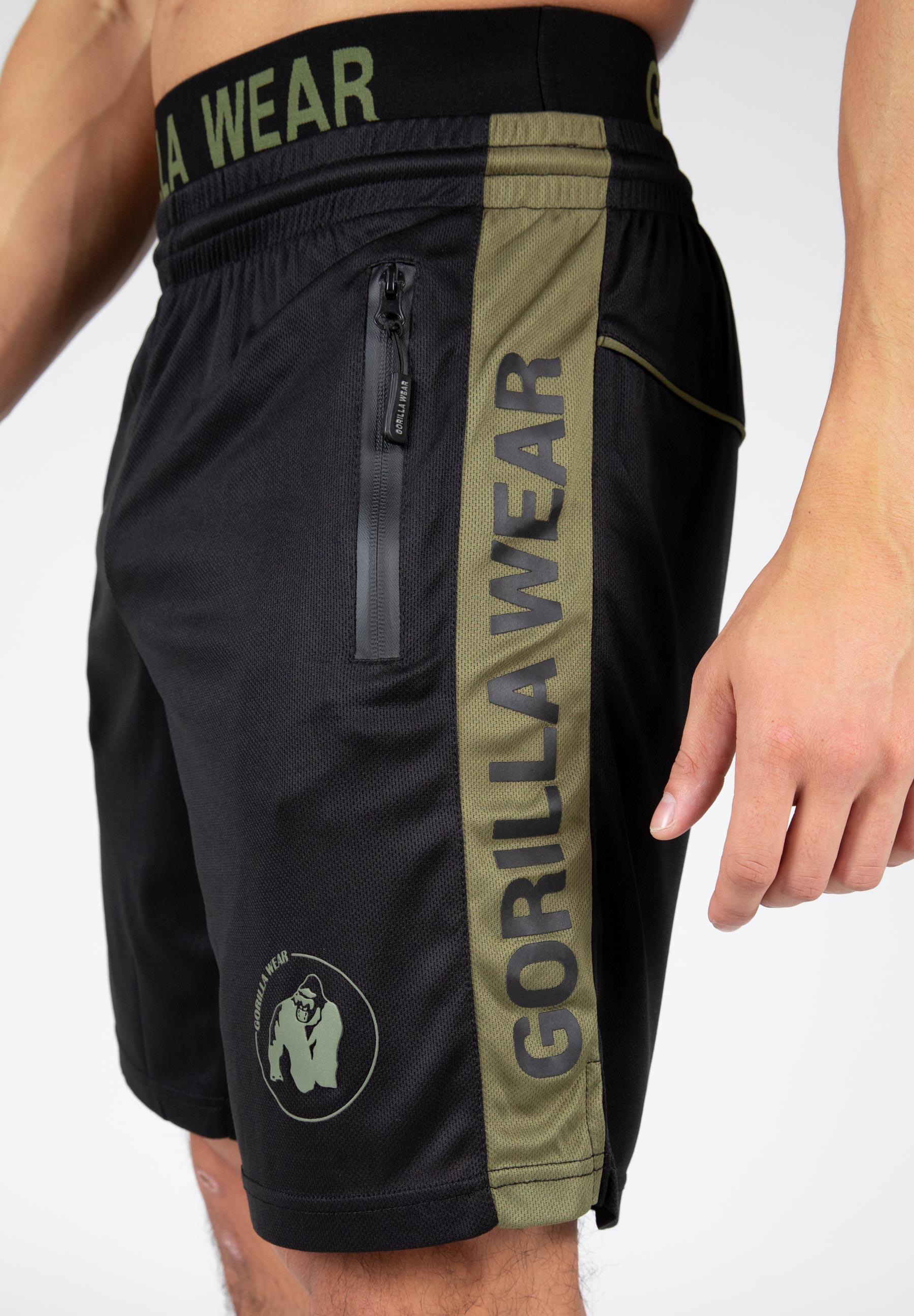 Atlanta Pantalones cortos - Negro/Verde 3/6