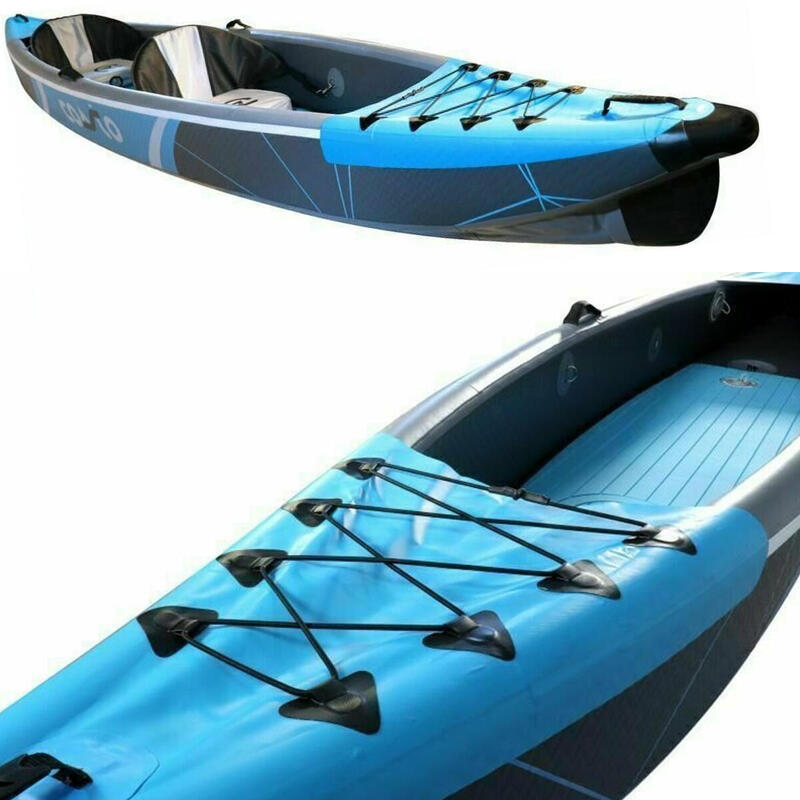 Kayak hinchable - Russel 2 - 2 personas - con accesorios gratis - 430 x 80