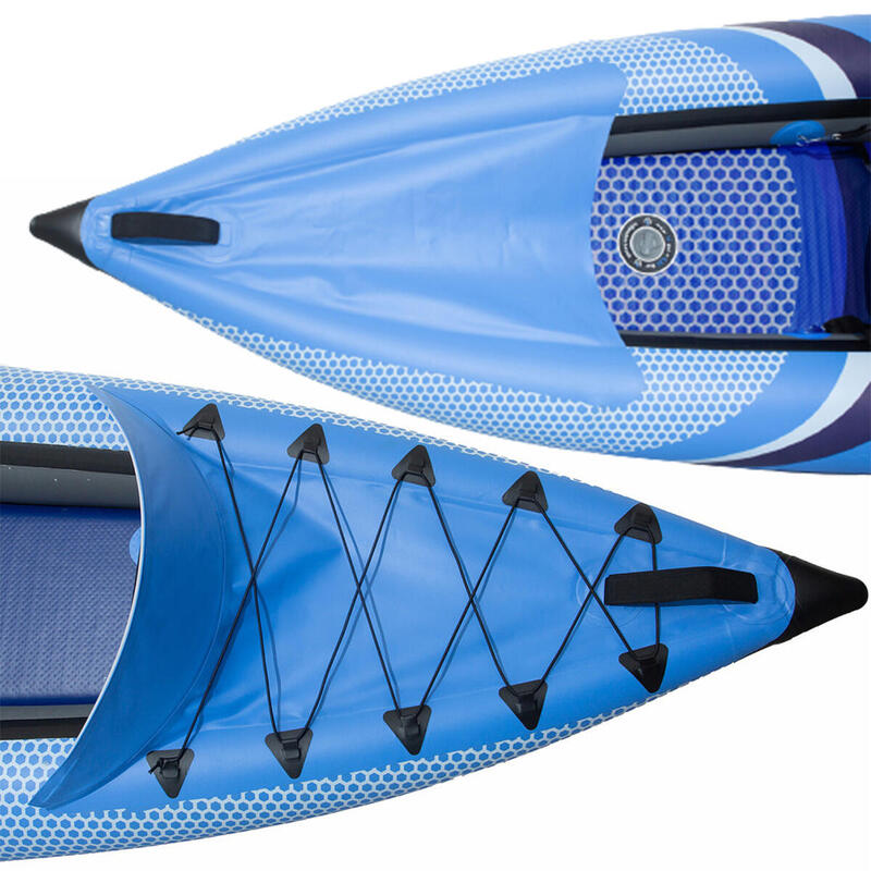 Kayak insuflável para 2 pessoas - Lotus - acessórios incluídos - 400x90