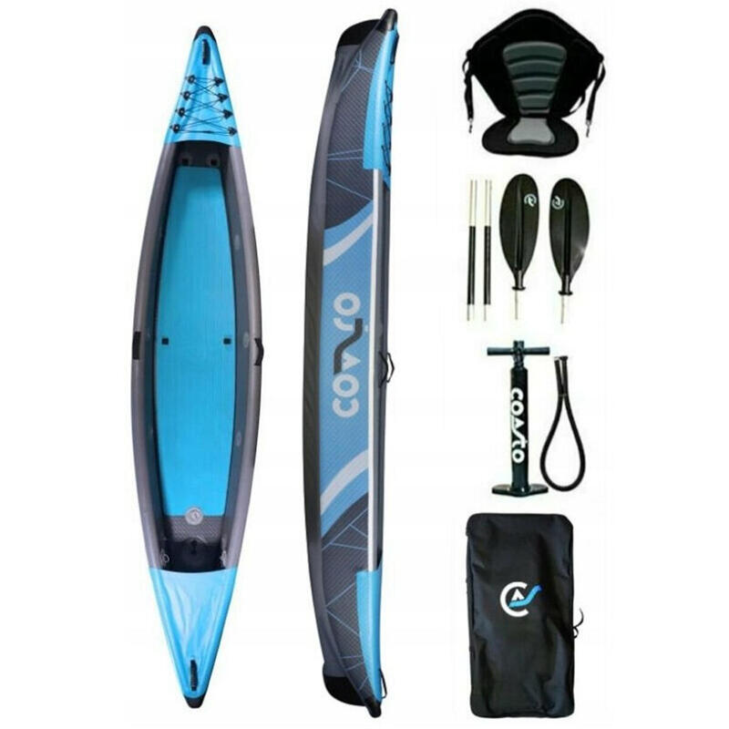 Kayak Hinchable Coasto russel solo 1 para persona accesorios