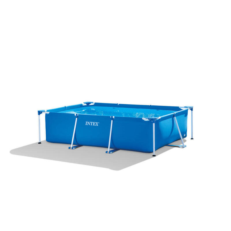 Intex Frame Pool Rectangulaire 220x150x60 cm - Offre combinée de piscine