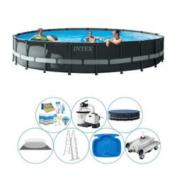 Bundle de piscine - Intex Ultra XTR Frame Ronde 610x122 cm