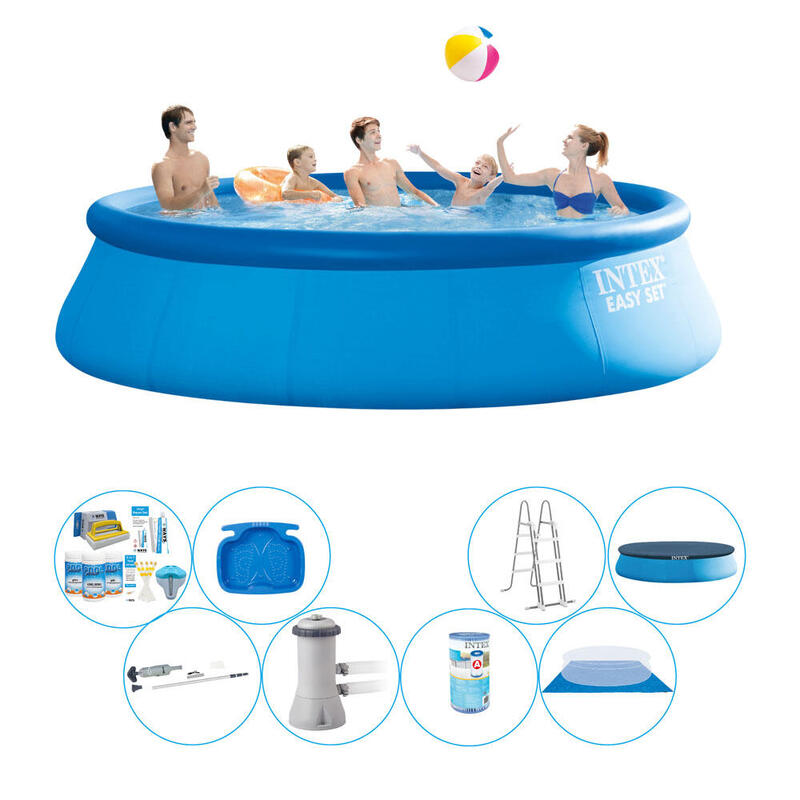 Pool Bundle - Intex Easy Set Rund 457x122 cm