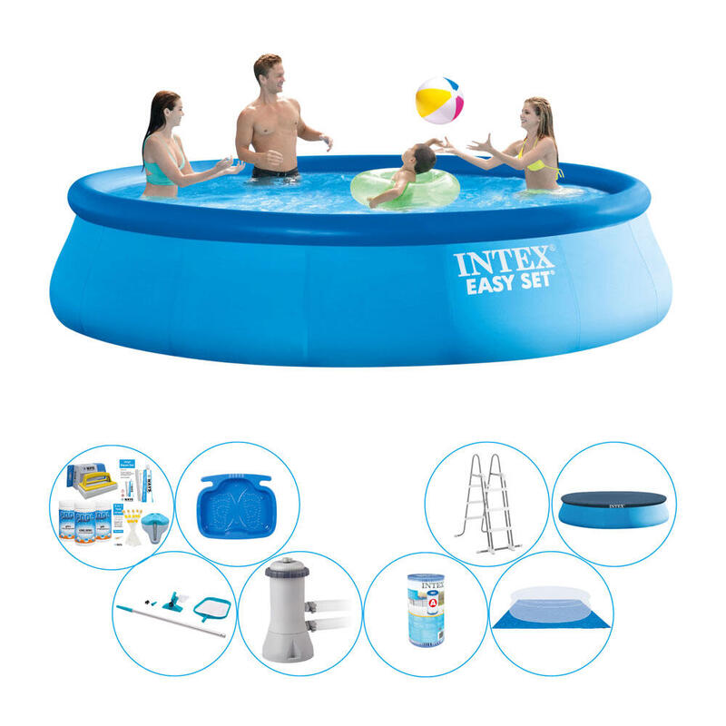 Intex Easy Set Rond 457x107 cm - Zwembad Met Accessoires