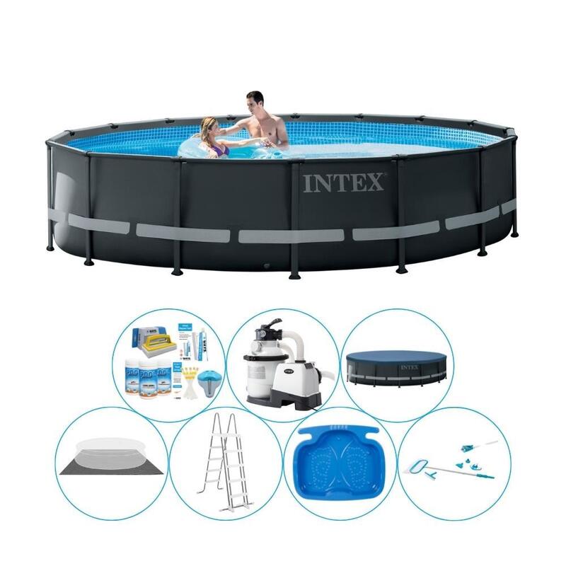 Uitstekend Hoeveelheid geld Invloedrijk INTEX Intex Ultra XTR Frame Rond 488x122 cm - Zwembad Inclusief Accessoires  | Decathlon