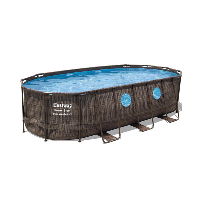 Piscine avec des accessoires - Bestway Power Steel Swim Vista 549x274x122 cm