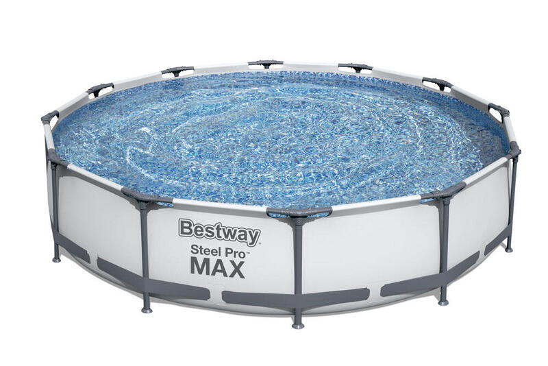 Offre combinée de piscine - Bestway Steel Pro MAX Ronde 366x76 cm