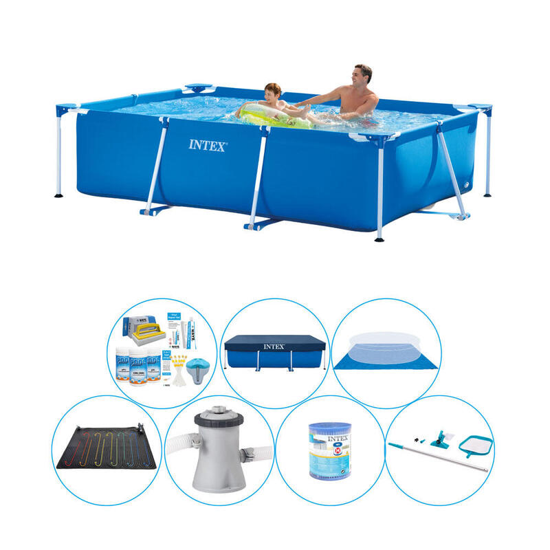 Intex Frame Pool Rechthoekig 260x160x65 cm - Zwembad Pakket