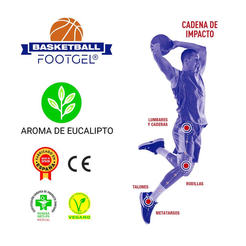 PALMILHA DE GEL PARA BASQUETEBOLISTA - FOOTGEL