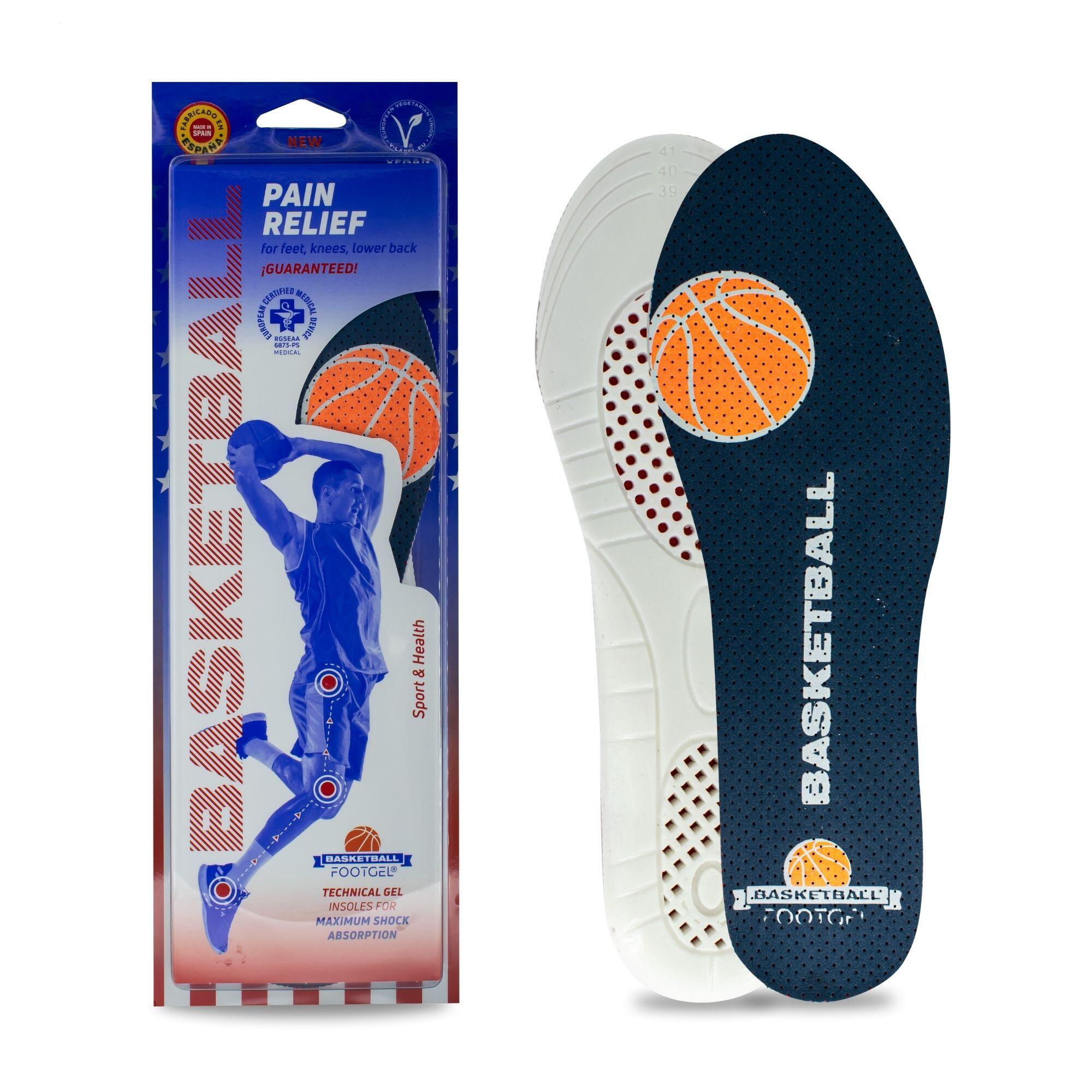 FOOTGEL PALMILHA DE GEL PARA BASQUETEBOLISTA - FOOTGEL