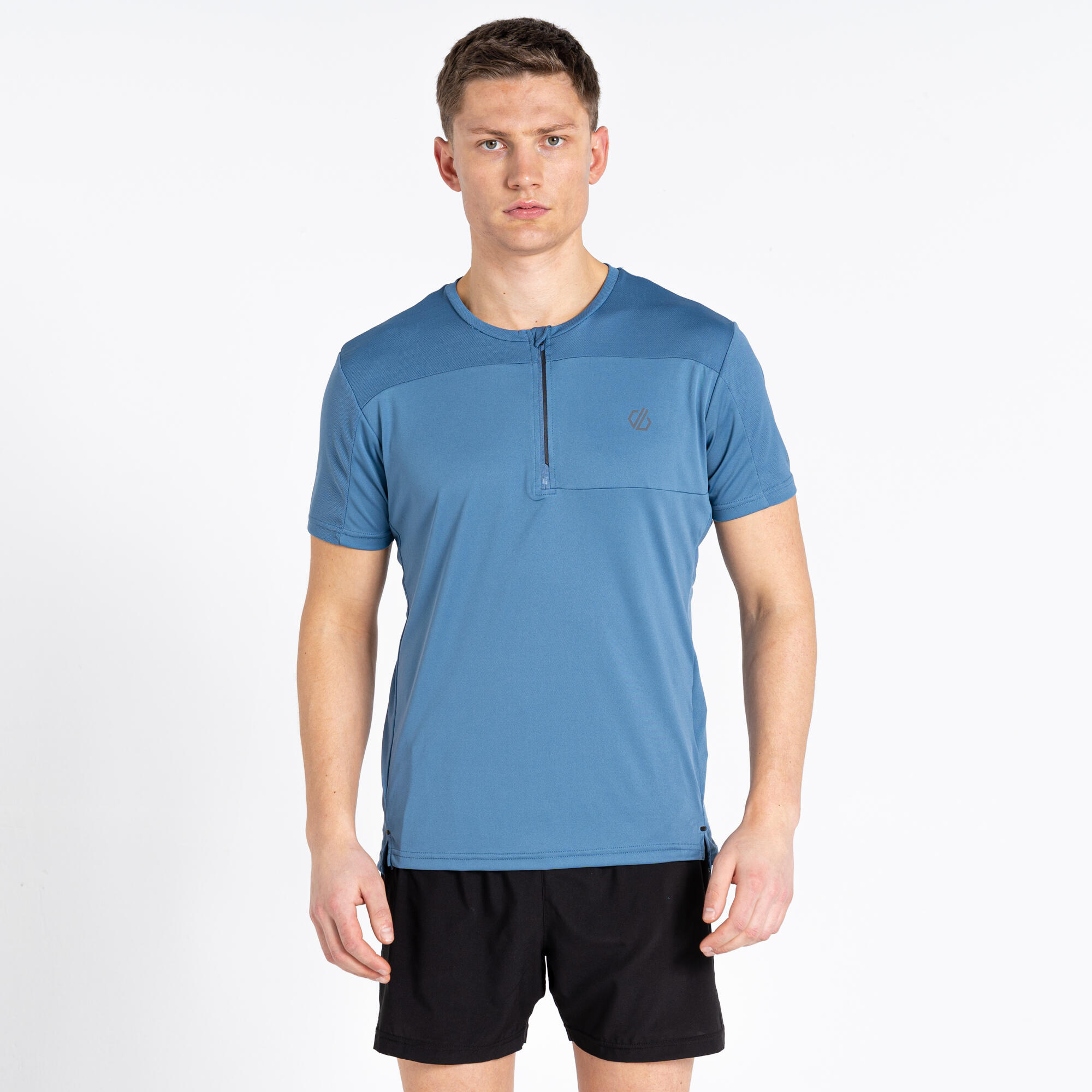 Aces III Men's 1/2 Hiking Zip T-Shirt - Stellar Blue 2/5