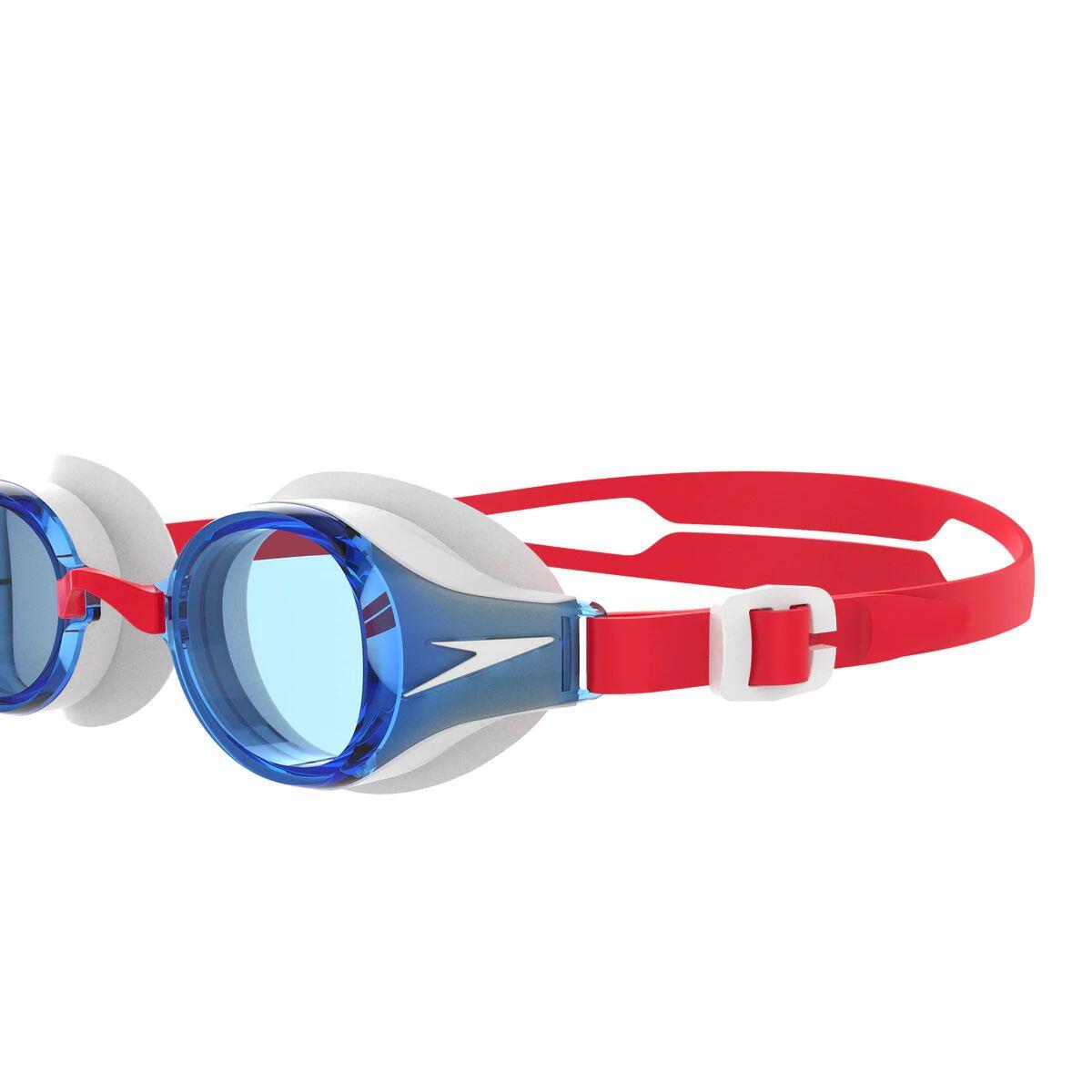 Speedo Hydropure Junior Goggles - Red/ White/ Blue 3/5