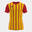 T-shirt manga curta futebol Rapaz Joma Inter ii vermelho amarelo