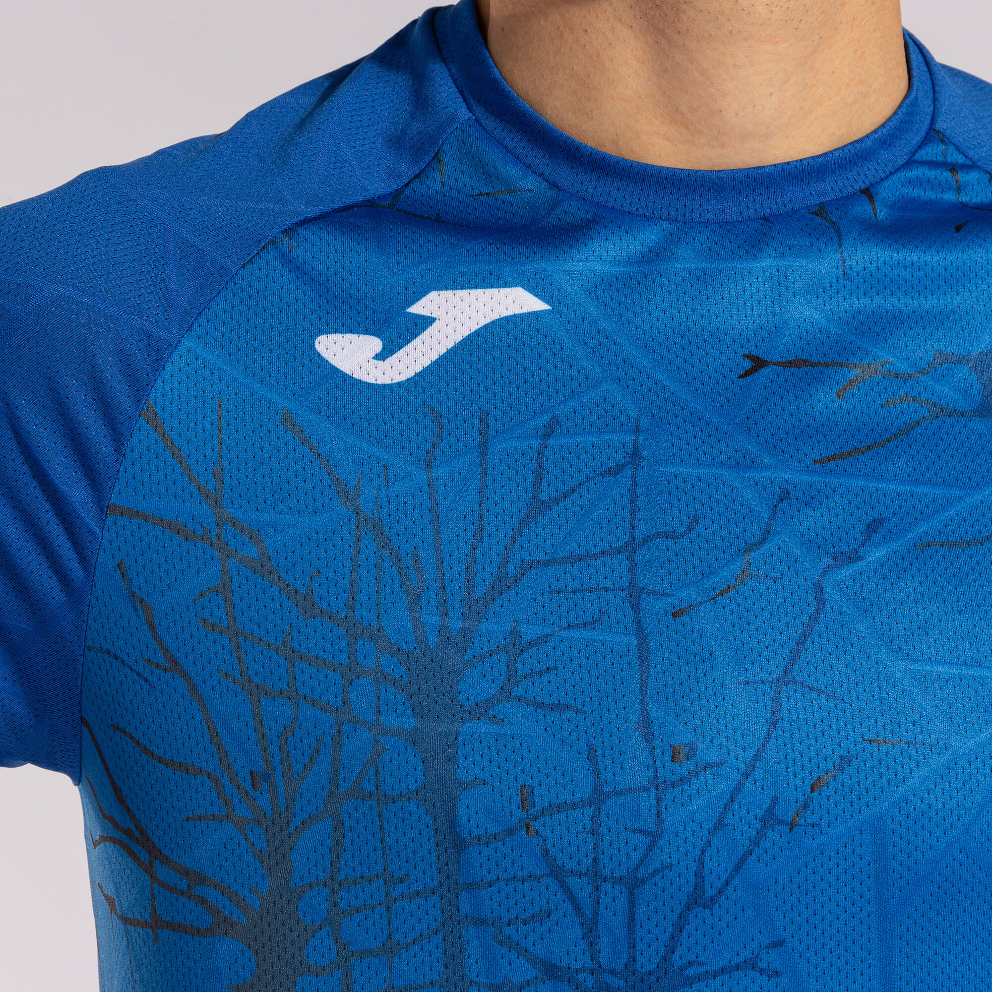 T-Shirt Manga Curta Running Homem Joma Elite IX Azul Royal 5/5