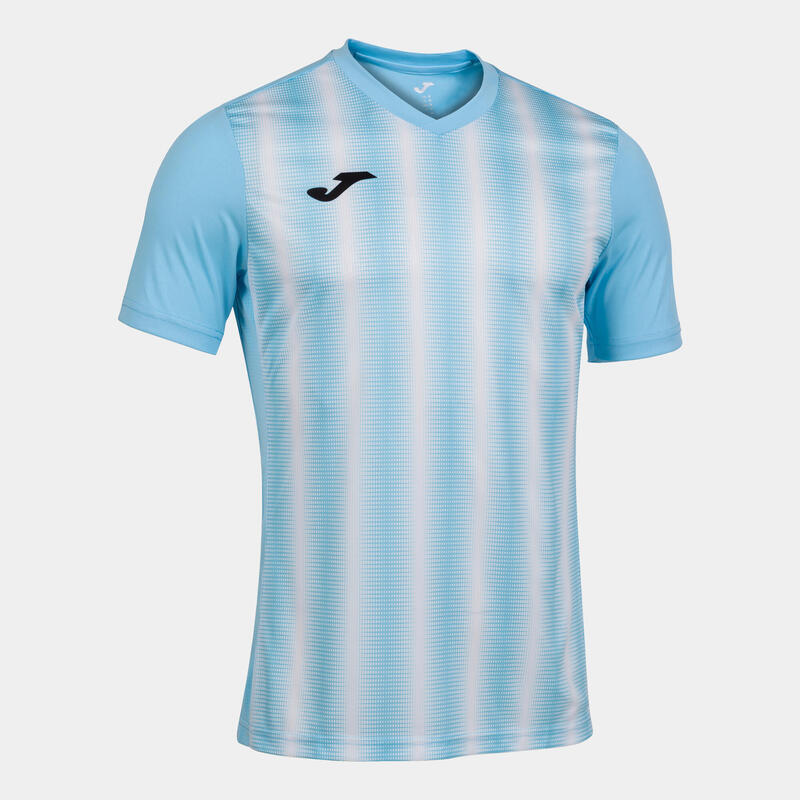 T-shirt manga curta futebol Rapaz Joma Inter ii azul-celeste branco