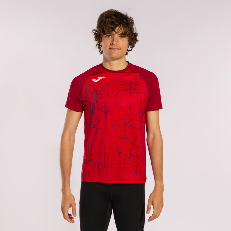 Maillot manches courtes running Garçon Joma Elite ix rouge