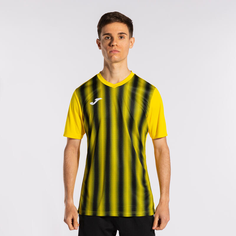 T-shirt manga curta futebol Homem Joma Inter ii amarelo preto