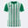Maillot manches courtes football Garçon Joma Inter ii vert blanc