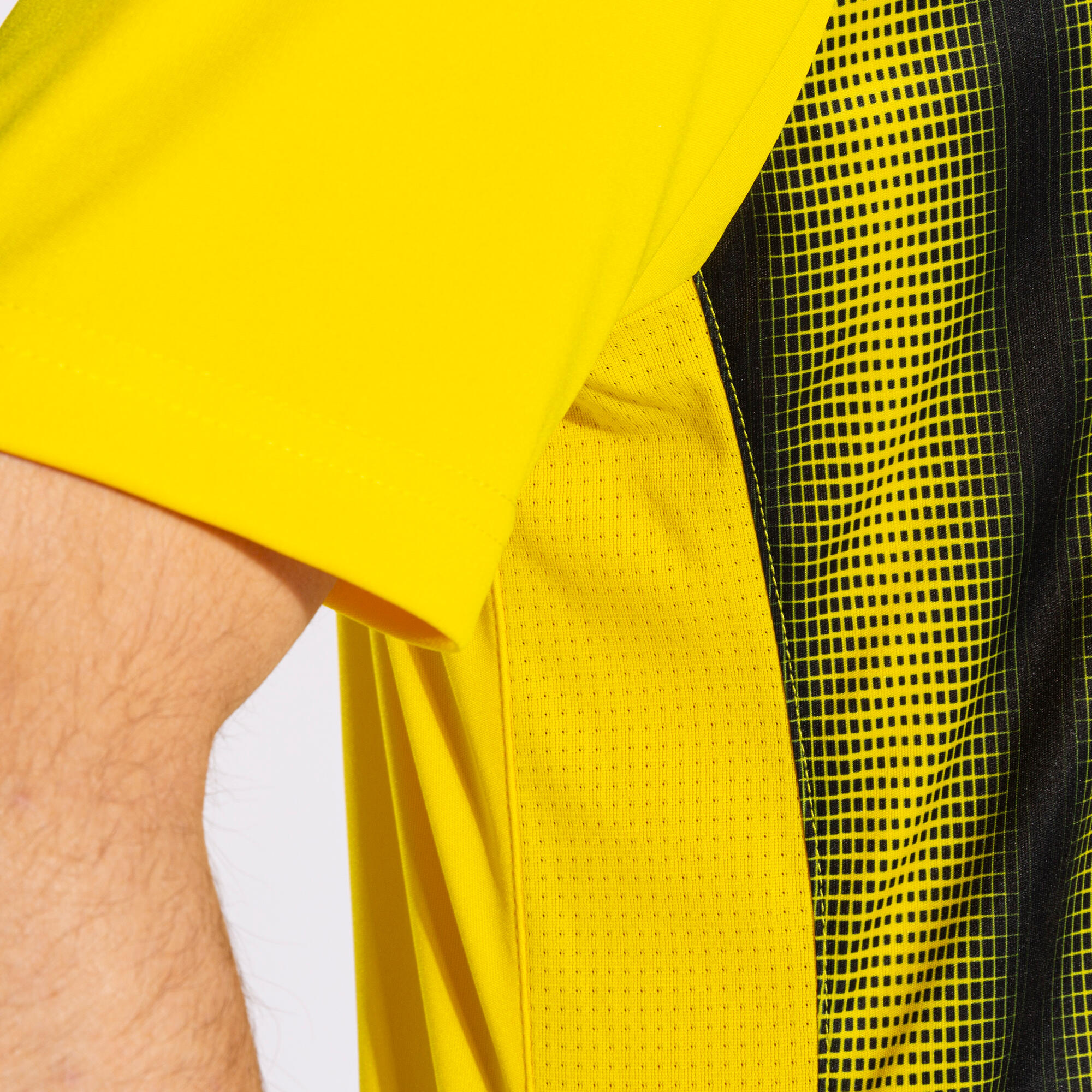 Camiseta Manga Corta Fútbol Hombre Joma Inter II Amarillo 5/5
