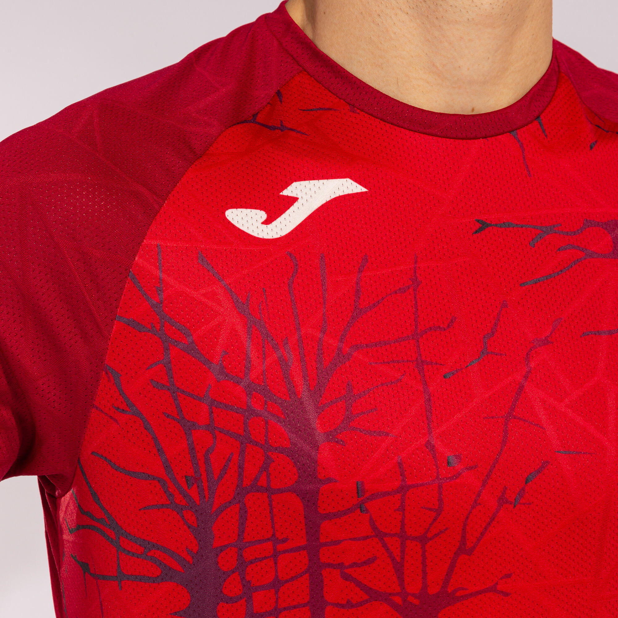 Camiseta Manga Corta Running Niños Joma Elite IX Rojo 5/5