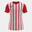 T-shirt manga curta futebol Rapaz Joma Inter ii vermelho branco