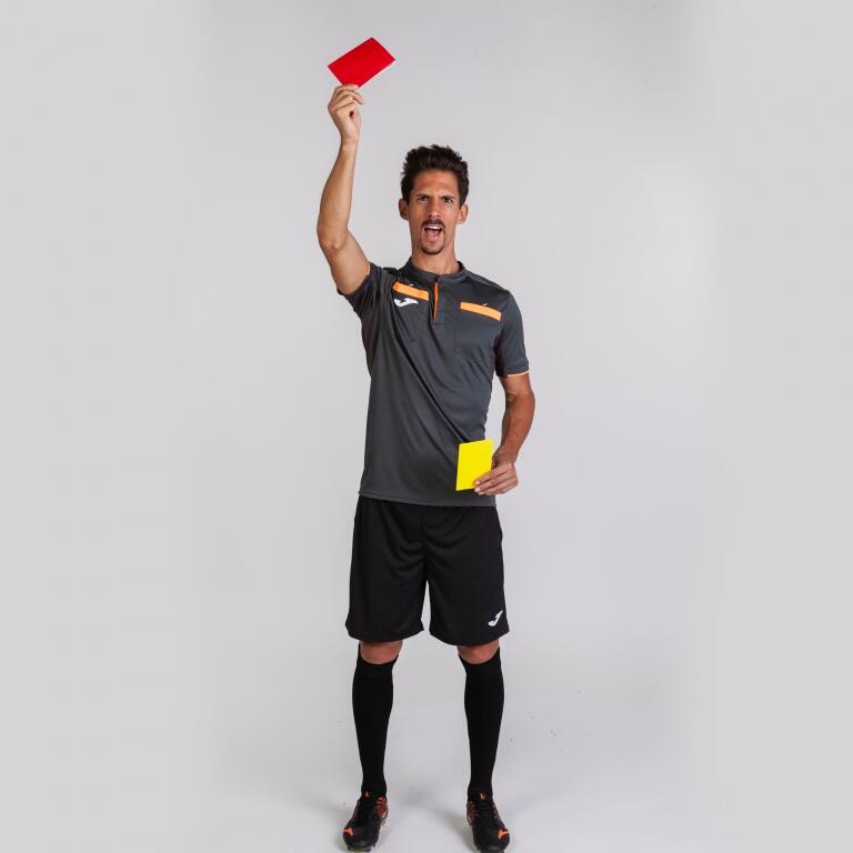T-Shirt Manga Curta Futebol Homem Joma Referee Antracite 4/5