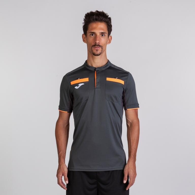 T-Shirt Manga Curta Futebol Homem Joma Referee Antracite 2/5