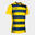 T-shirt manga curta futebol Rapaz Joma Europa v amarelo azul marinho
