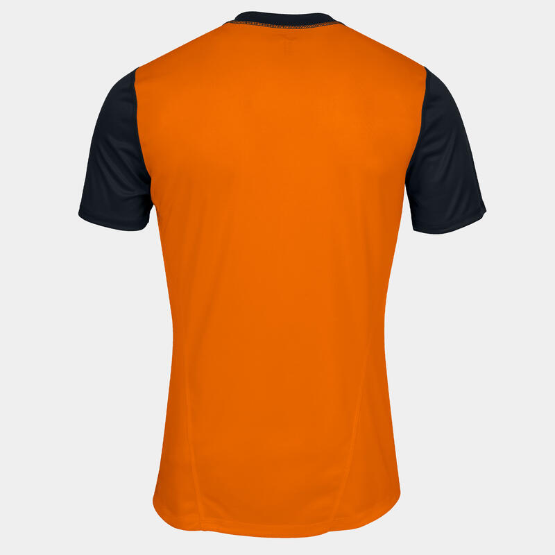 T-shirt manga curta andebol Homem Joma Hispa iv laranja preto