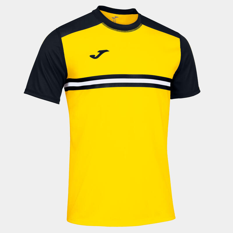 Camiseta manga corta balonmano Hombre Joma Hispa iv amarillo negro