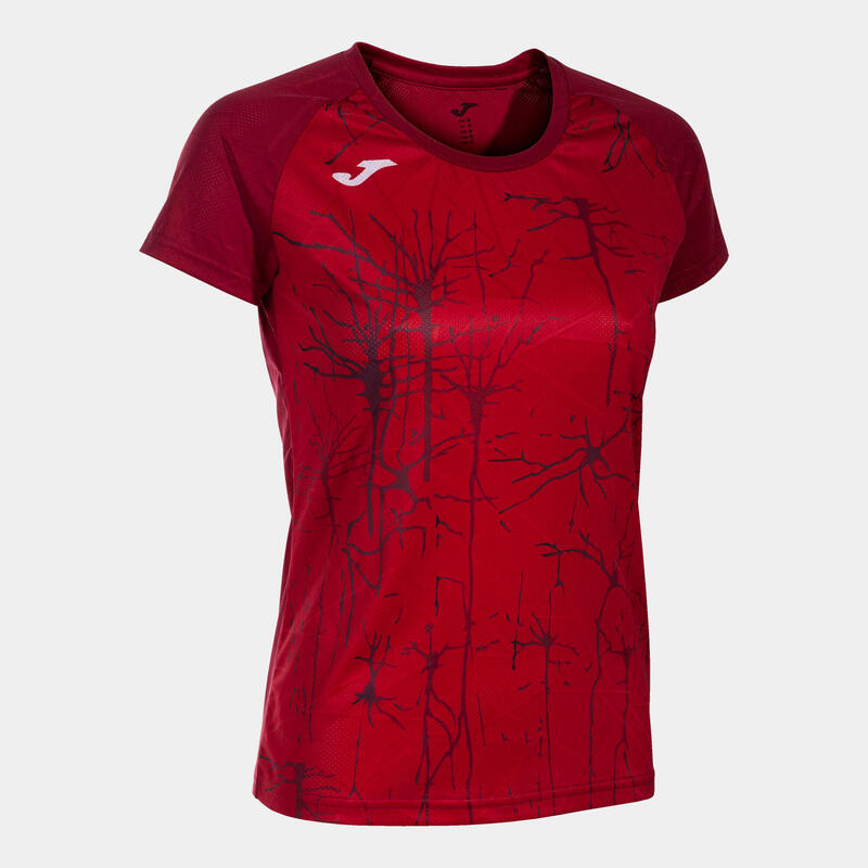 Maillot manches courtes running Femme Joma Elite ix rouge
