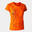 T-shirt manga curta running Mulher Joma Elite ix laranja