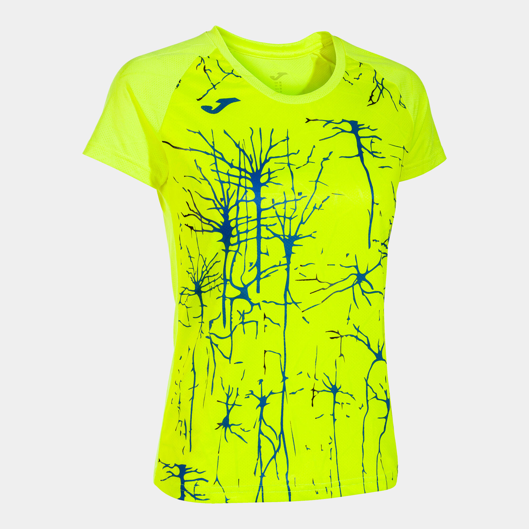 JOMA Dames T-shirt Joma Elite IX Fluor Geel - Ademend & Licht