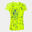 Maillot manches courtes running Femme Joma Elite ix jaune fluo