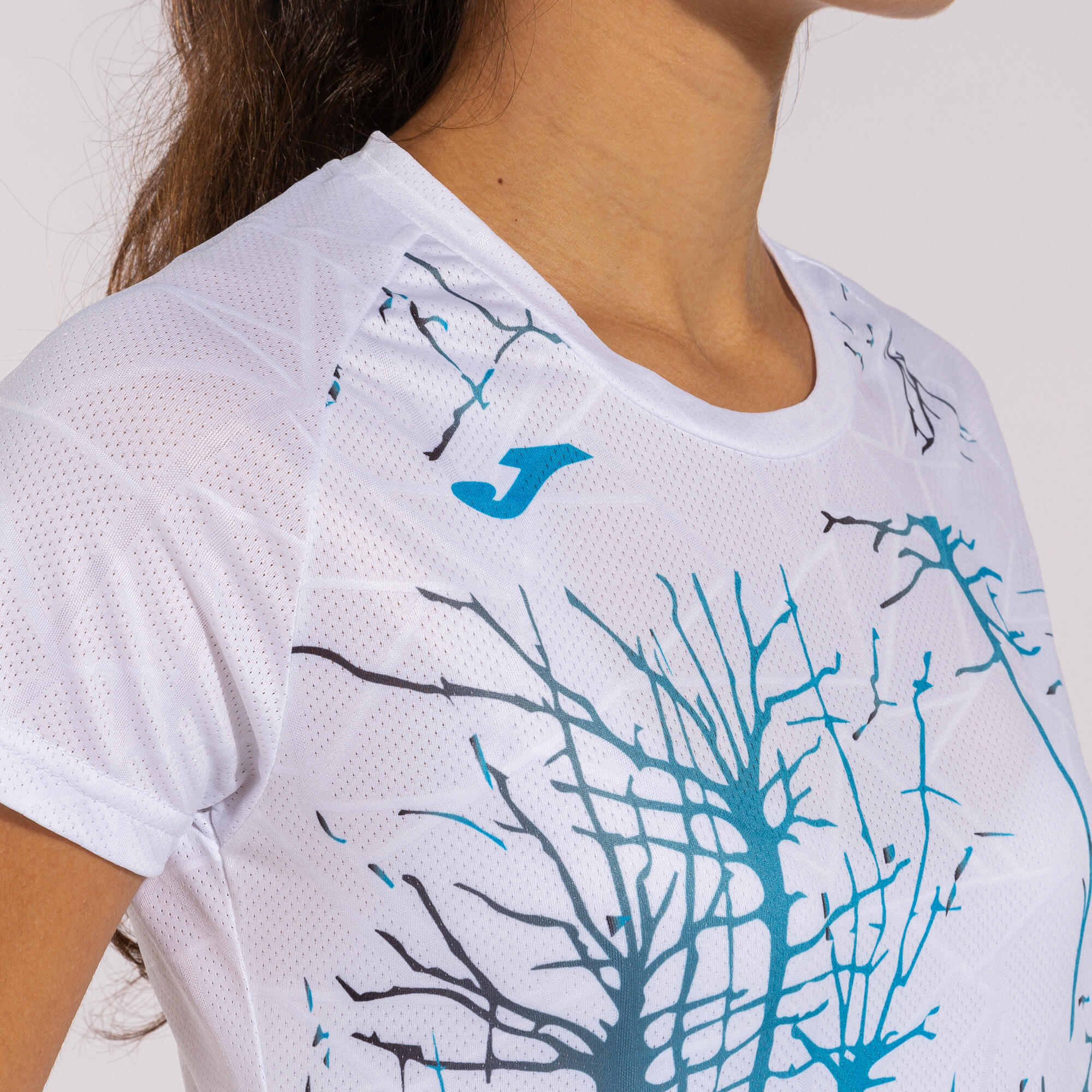 Camiseta Manga Corta Running Niños Joma Elite IX Blanco 5/5