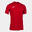 T-Shirt Joma Court Manga Camiseta Montréal Rouge Adulte