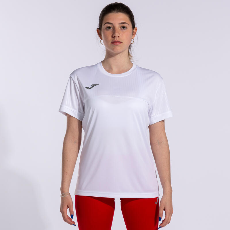 Maillot manches courtes Femme Joma Montreal blanc