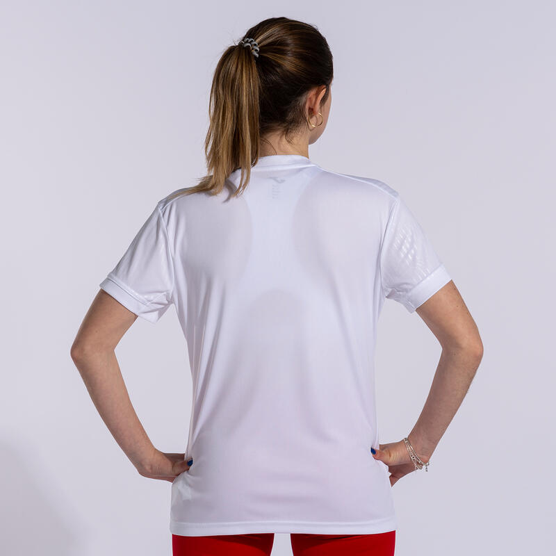 Maillot manches courtes Femme Joma Montreal blanc
