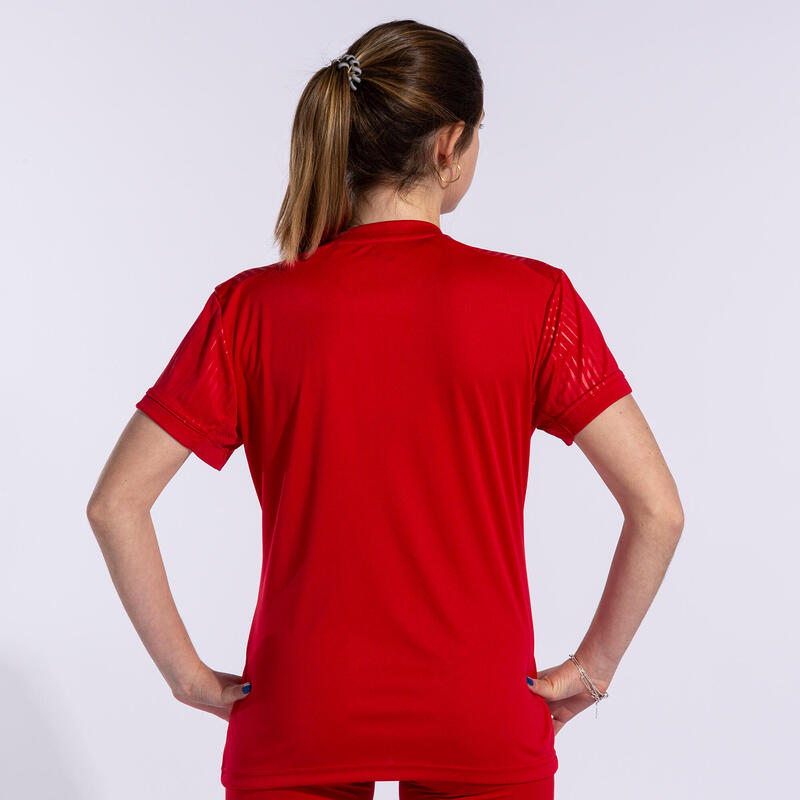 T-shirt manga curta Mulher Joma Montreal vermelho