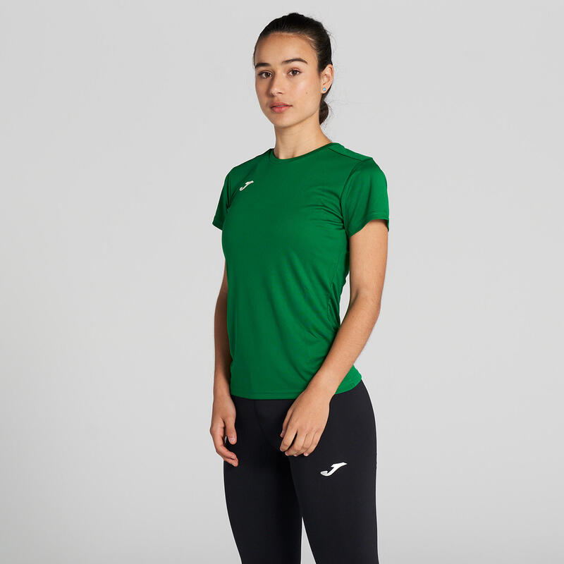 Camiseta Manga Corta Fitness Niños Joma Combi Woman Verde