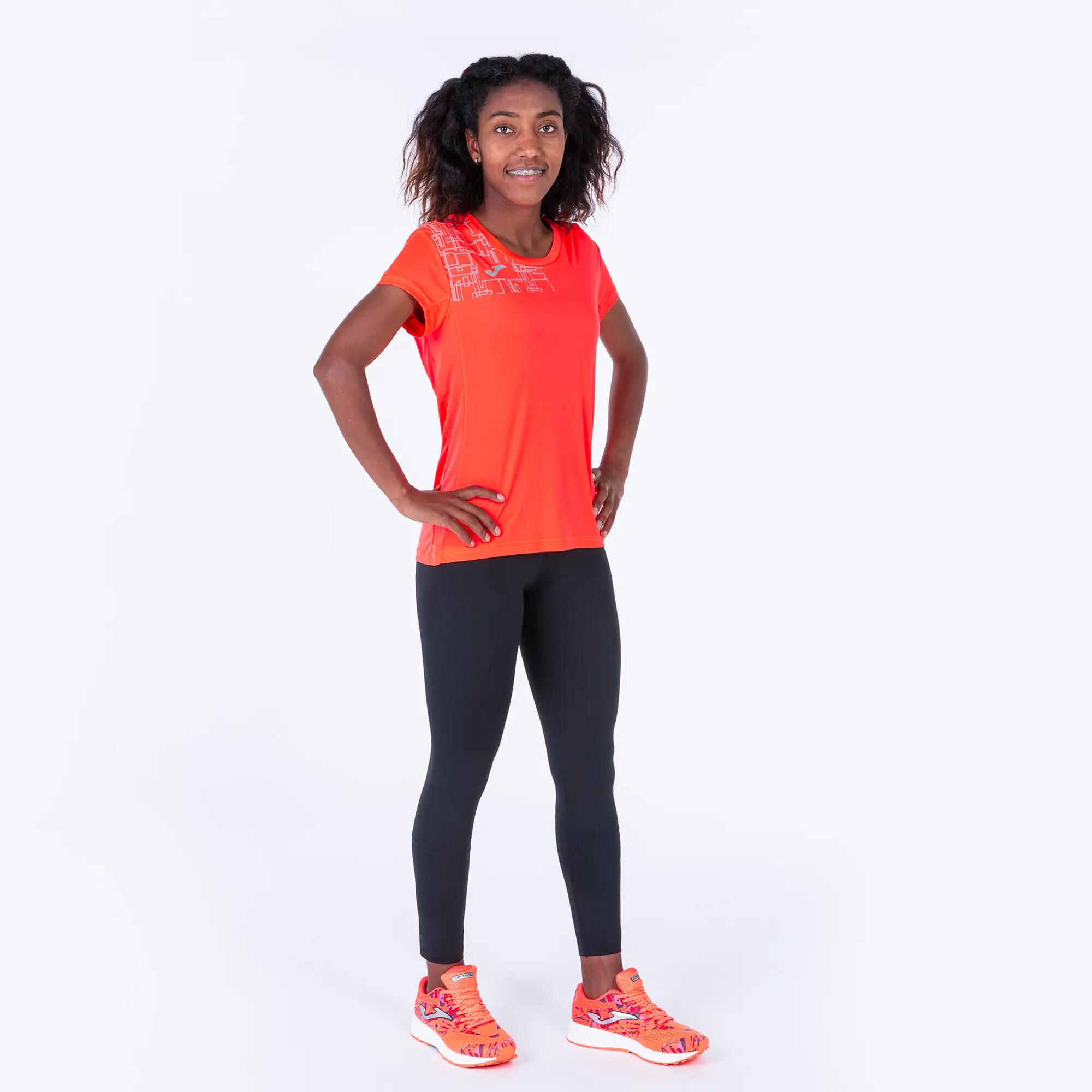 Maillot Manches Courtes Trail Femme Joma Elite VIII Corail Fluo 5/5