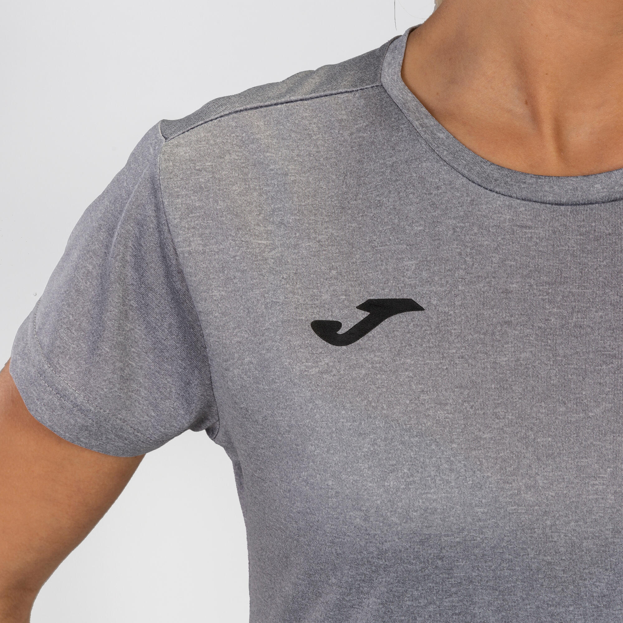 Camiseta Manga Corta Fitness Mujer Joma Combi Woman Gris 3/7